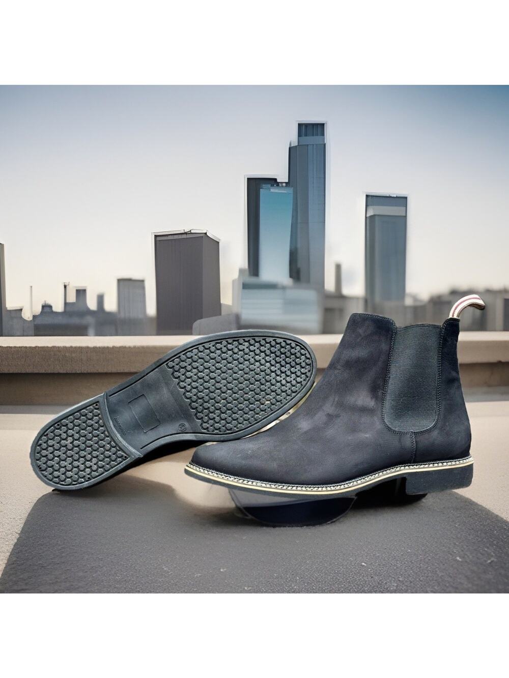 De Wolf Black Suede Chelsea Boots Men’s Size 11.5 / Worn Twice